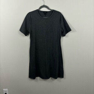 J. Crew Charcoal Gray T-Shirt Dress
